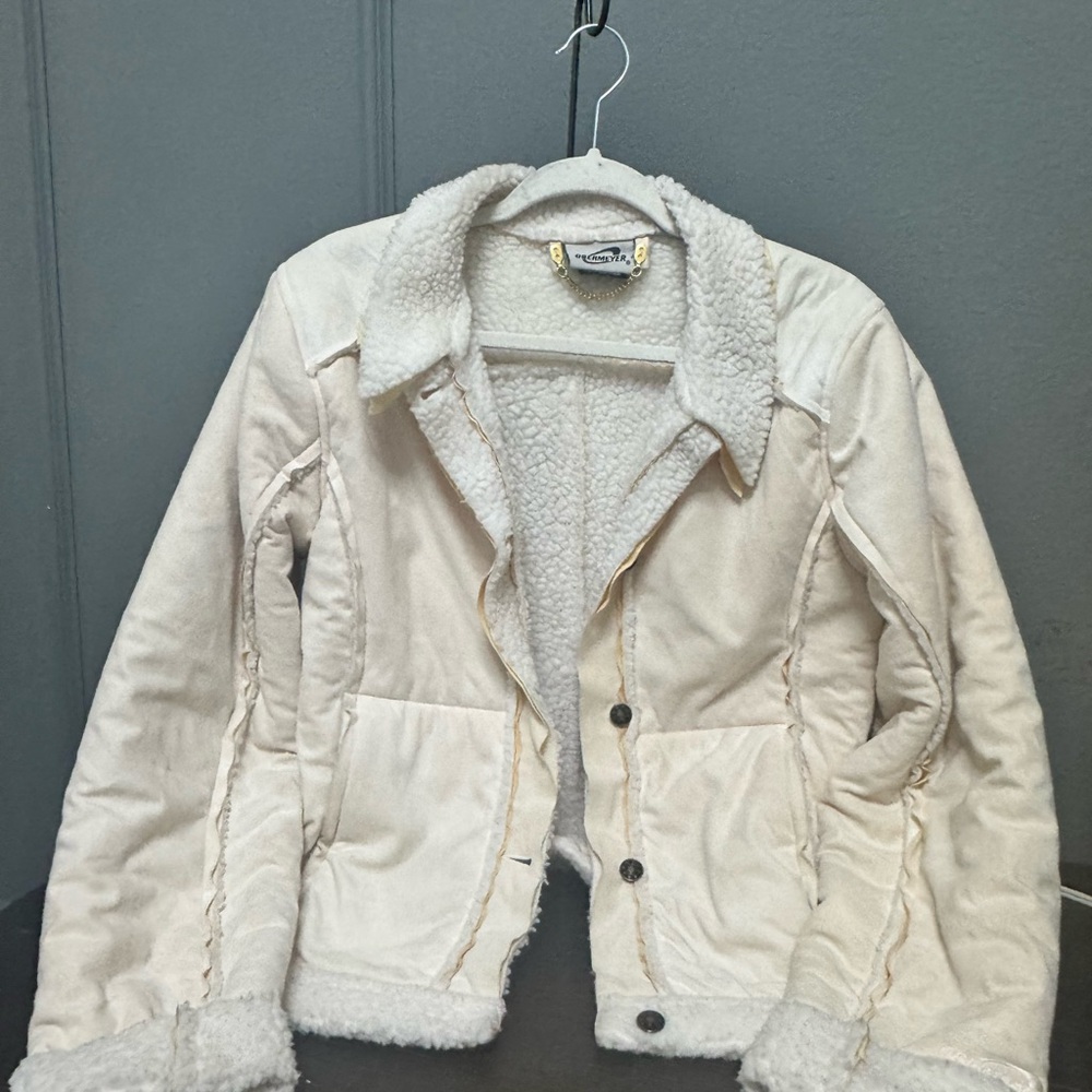 Obermeyer Cream Teddy Jacket